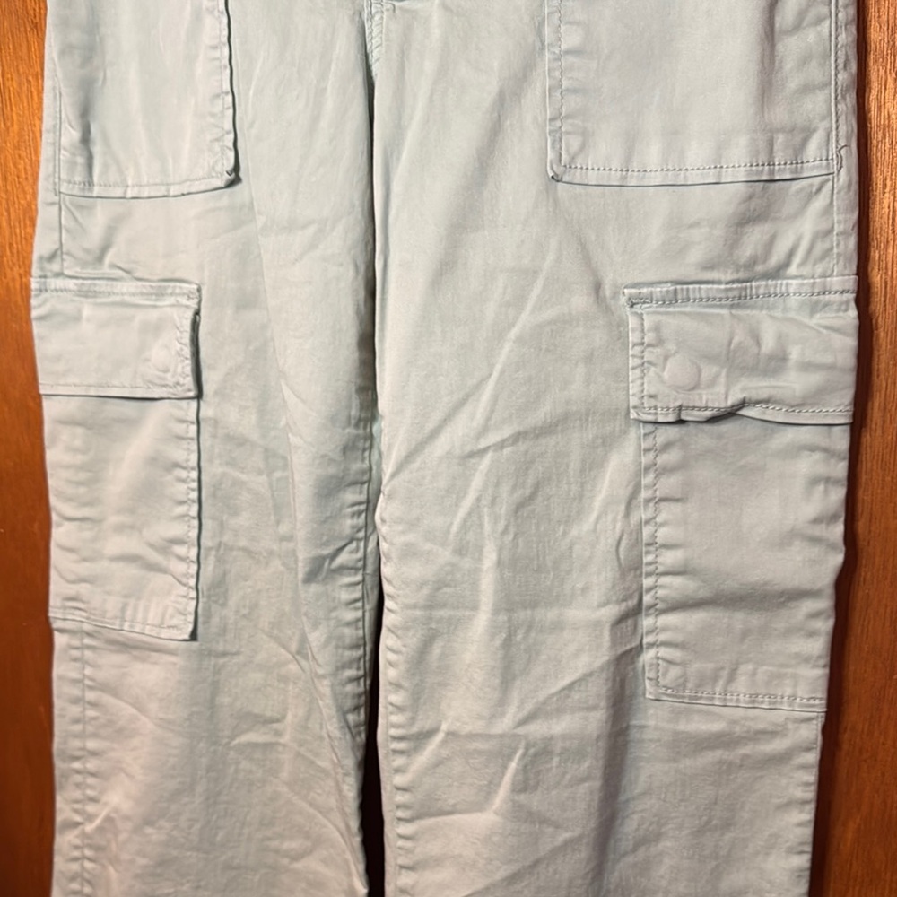 Hudson Lt Sage Cargo Pants wide leg Sz 27 - Picture 5 of 10